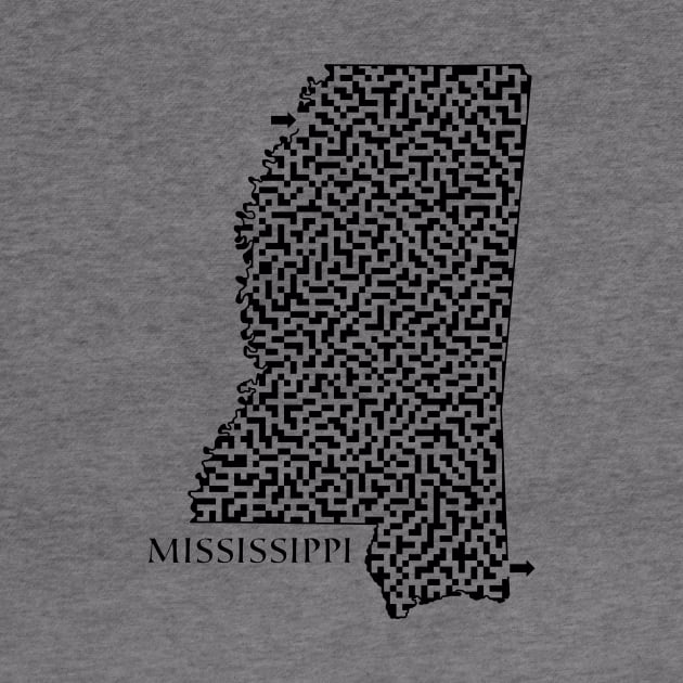 State of Mississippi Maze by gorff